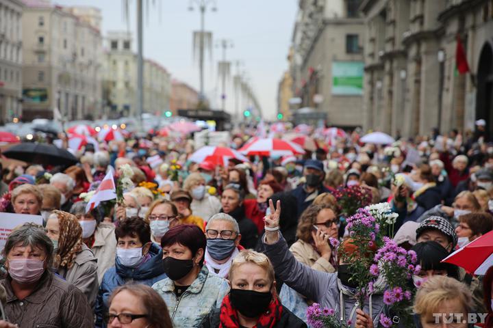 Pensioners' protest rally