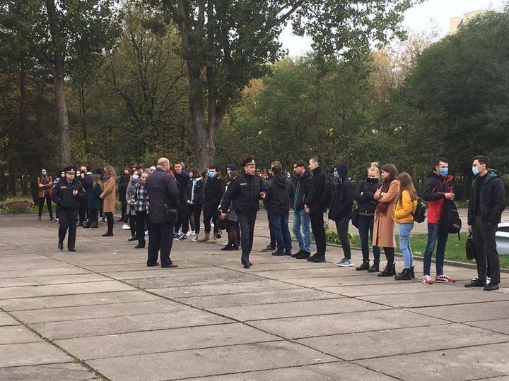 Students protest