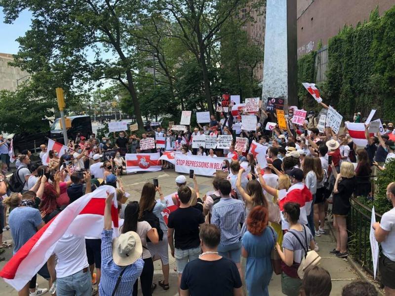 Solidarity rally in New-York