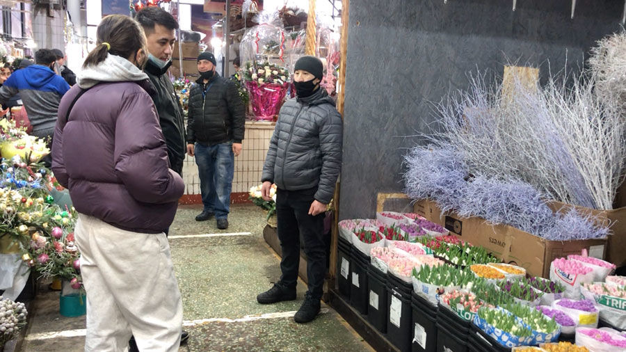 Rizhsky market in Moscow